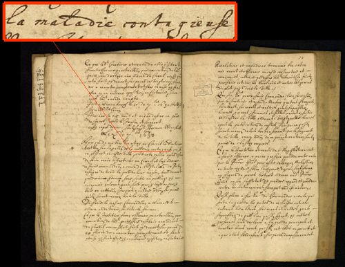 Town record from 1632